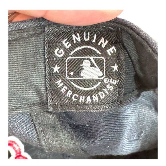 Boston Red Sox 47 Brand One Size Strapback MLB Hat Navy Baseball Cap Embroidered - Picture 6 of 11